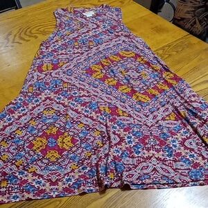 MAEVE ANTHROPOLOGIE Womens Dress Stretch Used Preowned Summer MEDIUM Floral
